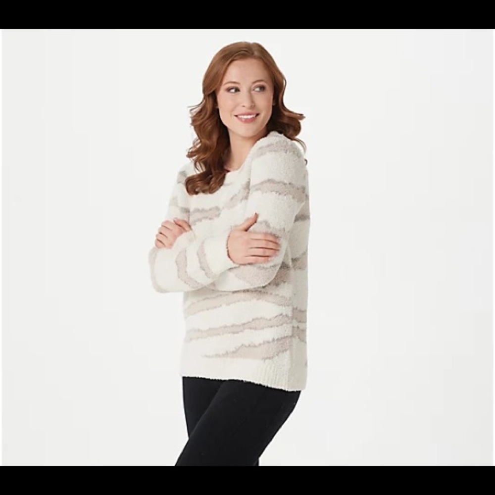 Barefoot Dreams CozyChic Seaside Crewneck